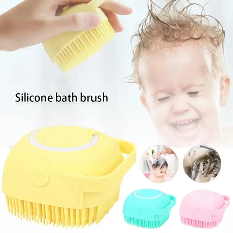 Soft Silicon Bath Brush Body Exfoliate Massage - Oshi.pk - Buy & Sell Online