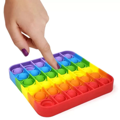 Push Pop Bubble Fidget Spinner Pop It Silicone Toy Pop It Fidget Toy Fidget Toys Special Needs Stress Reliever, Push Bubble Gadgets - Oshi.pk - Buy & Sell Online