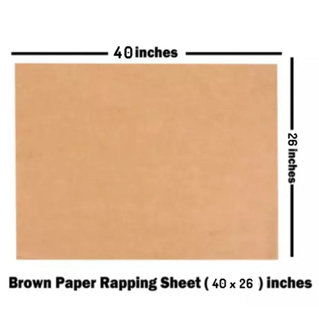 100 Sheets Packing Material Brown Wrapping Paper Sheets Packaging Sheet (40 x 26 Inch) - Oshi.pk - Buy & Sell Online