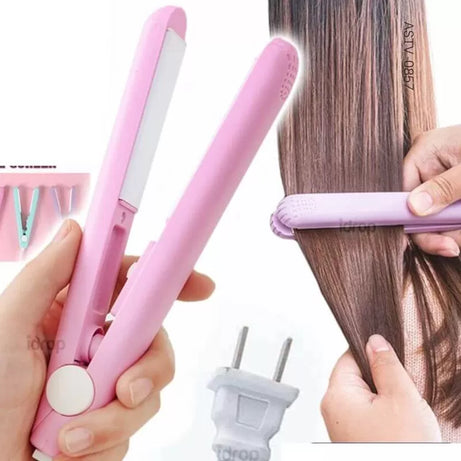 Portable Travel Flat Iron Mini Travel Hair Straightener - Oshi.pk - Buy & Sell Online