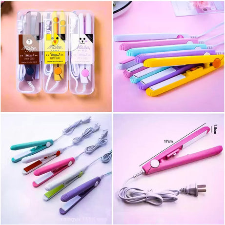 Portable Travel Flat Iron Mini Travel Hair Straightener - Oshi.pk - Buy & Sell Online