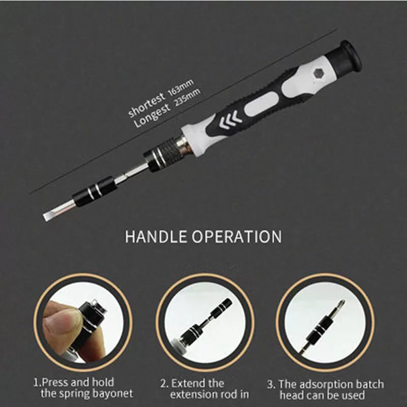 115 in 1 mobile phone glasses tablet clock repair tool kit mini magnetic precision screwdriver set - Oshi.pk - Buy & Sell Online