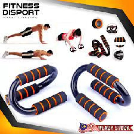 1 x Imported Workout S-Type Exercise Push Up Bar Gym or Men - Oshi.pk - Buy & Sell Online