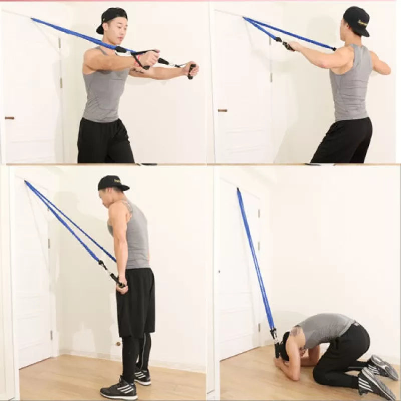 Pack of 3- Resistance Band Pull Rope Elastic for fitness Yoga Rubber Tensile Band Workout Pull Rope Expander Stretch Training For men/women - Oshi.pk - Buy & Sell Online