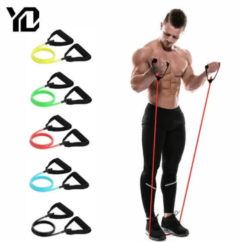 Pack of 3- Resistance Band Pull Rope Elastic for fitness Yoga Rubber Tensile Band Workout Pull Rope Expander Stretch Training For men/women - Oshi.pk - Buy & Sell Online