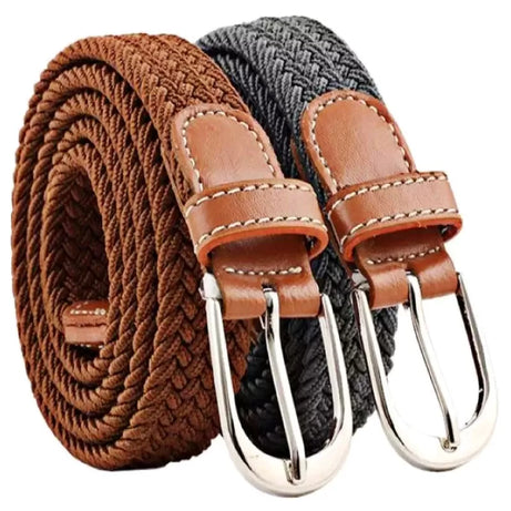 Pack of 2 - Imported Cotton Stretchable Belt for Men/Boys