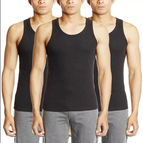 Pack of 3 – Branded Cotton Luxury Sleeveless Vest for Men - Oshi.pk - Buy & Sell Online
