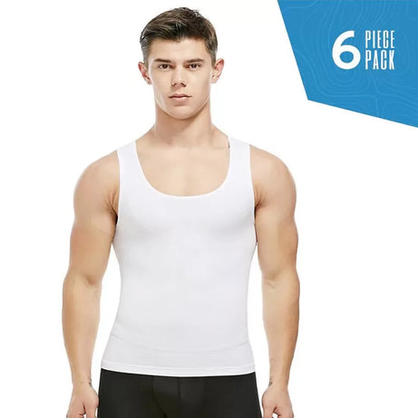 Pack of 6 – Branded Cotton Luxury Sleeveless Vest for Men - Oshi.pk - Buy & Sell Online