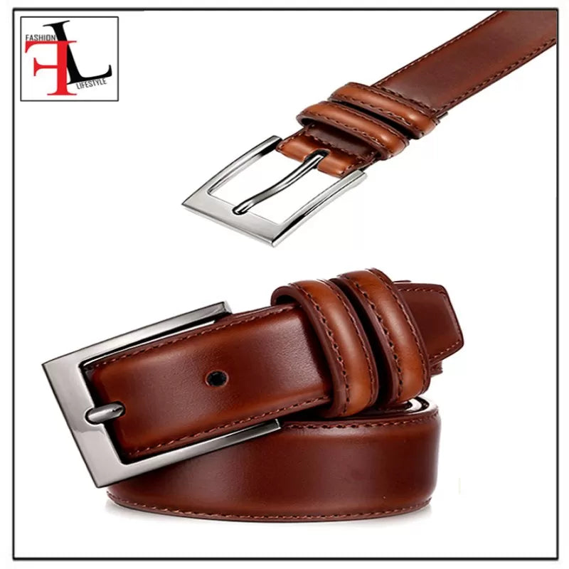 Pack of 1- 2 in 1 Double Sided Black and Brown Best Quality Leather Belt for Men/Boys - Oshi.pk - Buy & Sell Online