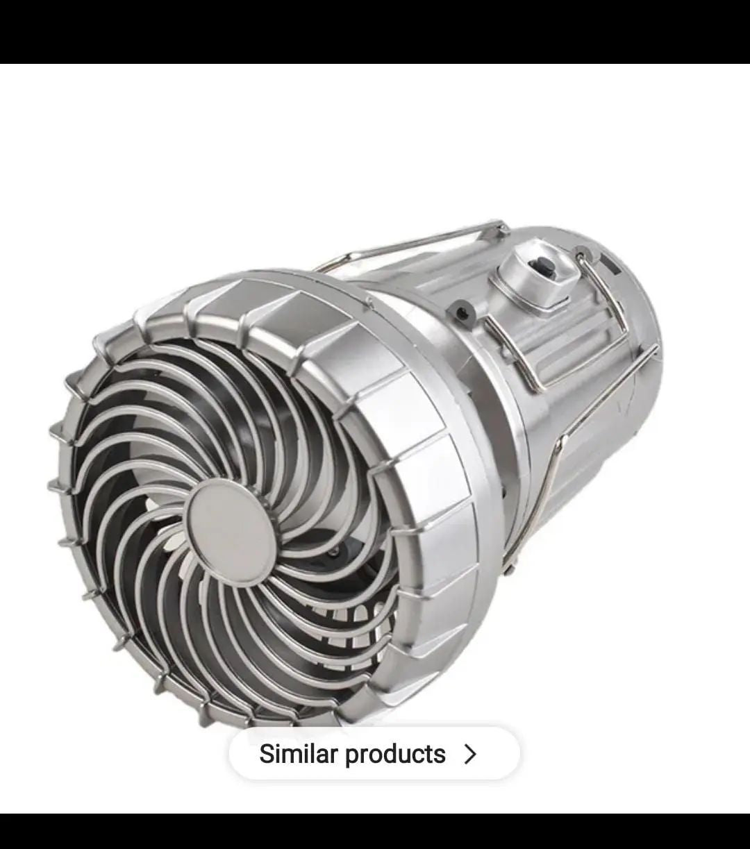 6in1 portable outdoor LED camping lantern with fan solar charge rechargeable light energy saving tent lamp flashlight - Oshi.pk - Buy & Sell Online