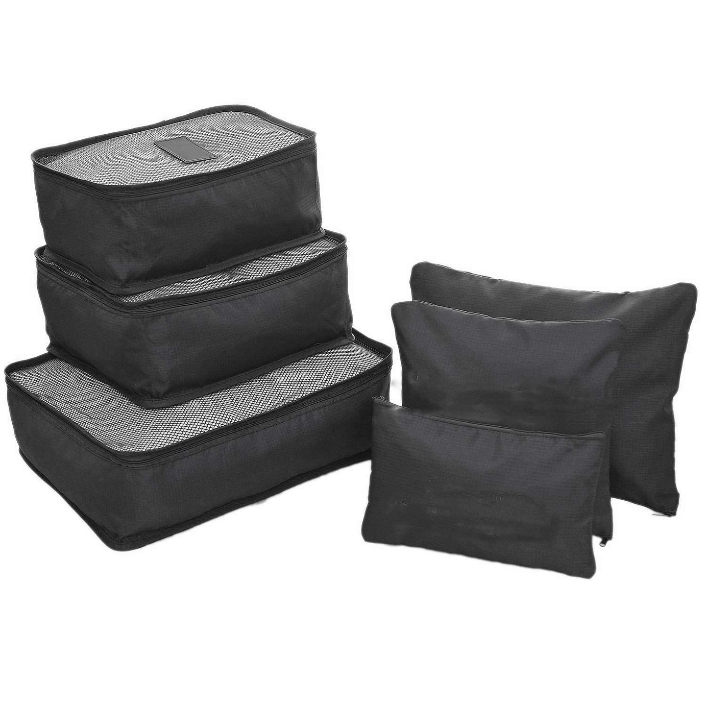 6pcs/Set Travel Storage Bag Organizer Portable Luggage Clothes Organizer Cosmetic Pouch Toiletry Cloth Pouch Storage Cupboard Almari Organizer - Oshi.pk - Buy & Sell Online