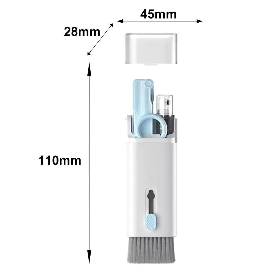 7 In 1 Cleaning Brush Set, Multifunctional Phone Keyboard Cleaning Kit, Computer Dust Cleaning, Cleaning Brush Tool for Airpods Earbud Cell Phone Lapt - Oshi.pk - Buy & Sell Online