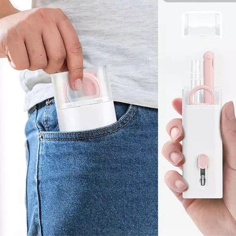 7 In 1 Cleaning Brush Set, Multifunctional Phone Keyboard Cleaning Kit, Computer Dust Cleaning, Cleaning Brush Tool for Airpods Earbud Cell Phone Lapt - Oshi.pk - Buy & Sell Online