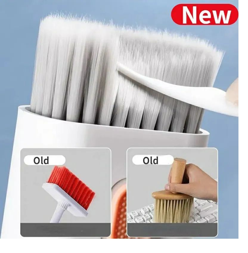 7-In-1 Computer Keyboard Cleaner Brush Kit Earphone Cleaning Pen For Headset Keyboard Cleaning Tools Cleaner Keycap Puller - Oshi.pk - Buy & Sell Online
