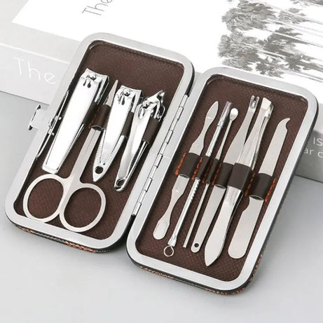 7PCS Nail Scissor Set Stainless Steel Nail Clippers Nail Clippers Pedicure Beauty Manicure Implement Household Pedicure - Oshi.pk - Buy & Sell Online