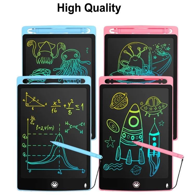 8.5 Inch Multicolor Display LCD Drawing Writing Tablet For Kids Adults With Pen | Eraseable Colorful E-Writer Digital Memo Pad - Oshi.pk - Buy & Sell Online