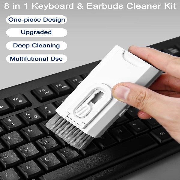 8 in 1 Multifunctional Keyboard Cleaning Brush with Keycap Puller - Oshi.pk - Buy & Sell Online