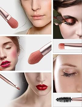 8 Pcs Mini Travel Portable Soft Makeup Brushes Set Eye Shadow Foundation Powder Eyelash Lip Concealer Blush Make Up Brush Set - Random Colors Glowing - Oshi.pk - Buy & Sell Online