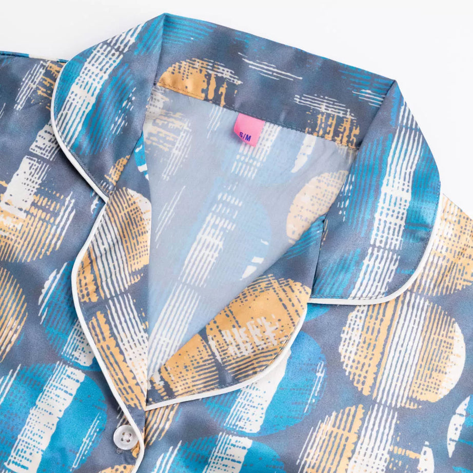 Valerie Nightwear Smoothy Satin Pajama set COMFORTABLE and BREATHABLE - Oshi.pk - Buy & Sell Online