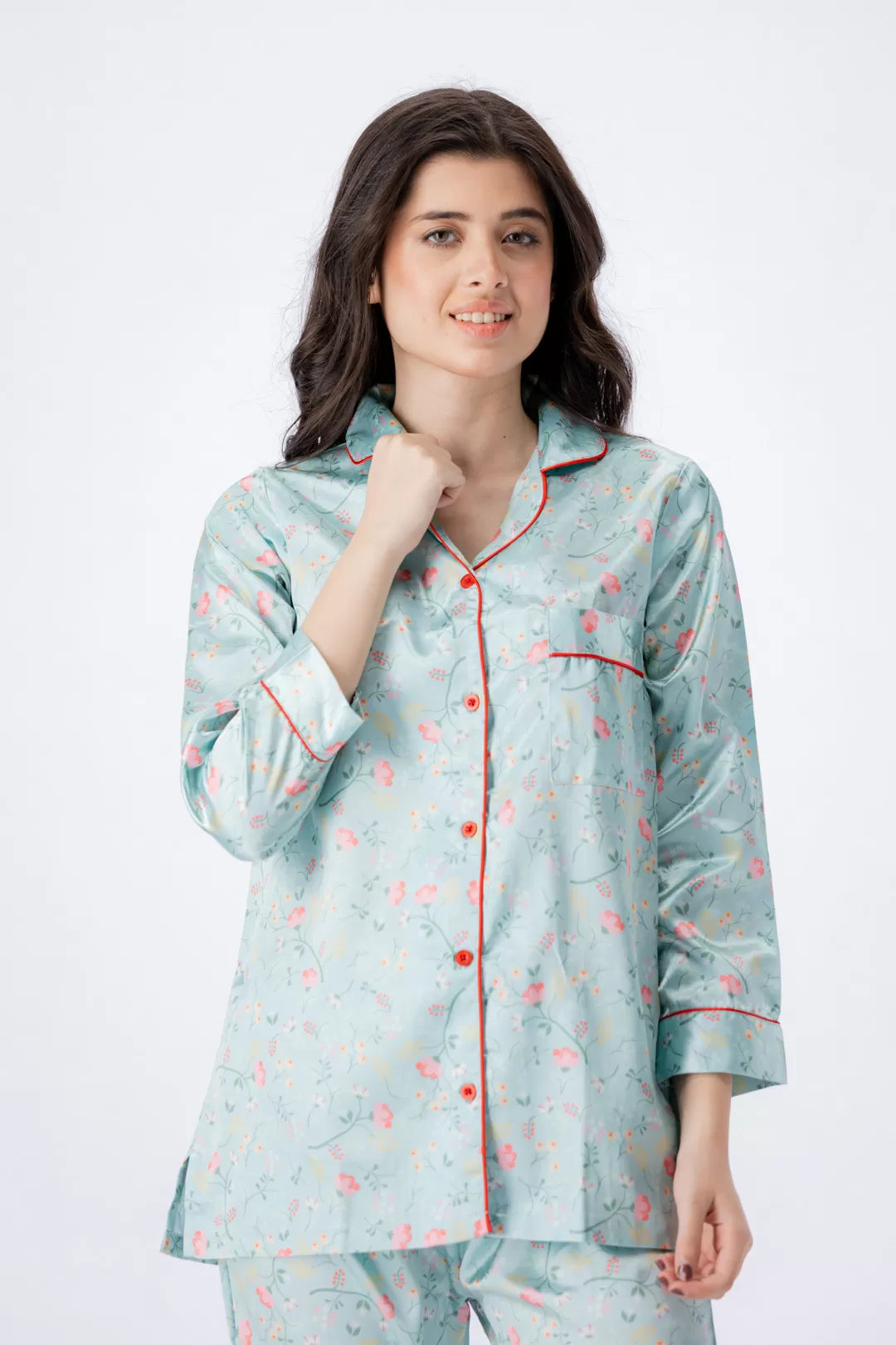  Valerie Nightwear Smoothy Satin Pajama set COMFORTABLE and BREATHABLE - Oshi.pk - Buy & Sell Online