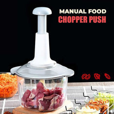 Manual Food Chopper, 1.5L & 2L Speedy Chopper with 3 & 4 Curved Stainless Steel Blades - Oshi.pk - Buy & Sell Online