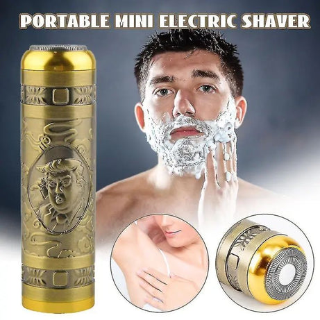 A8 Portable Men’s Electric Shaver Beard Trimmer Usb Rechargeable Mini Face Razor Shaving Machine Facial Hair Remover For Men - Oshi.pk - Buy & Sell Online