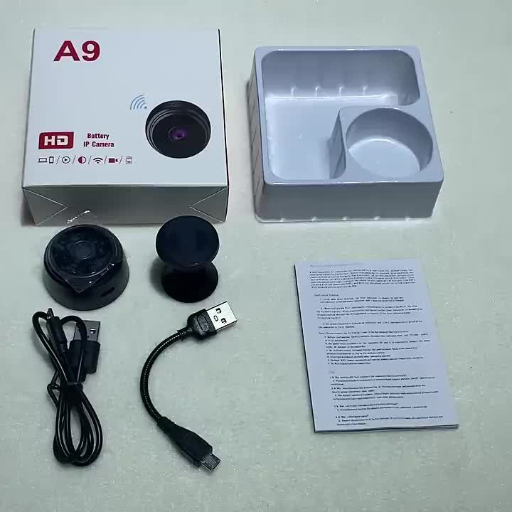 A9 Mini Camera WiFi 1080P HD IP Camera Home Security Magnetic Wireless Mini Camcorder Micro Video Surveillance Camera - Oshi.pk - Buy & Sell Online