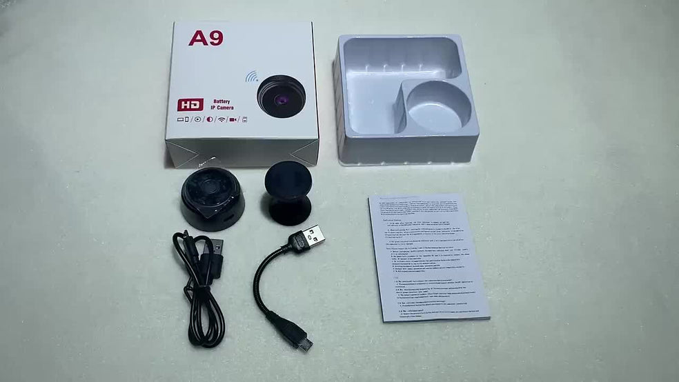 A9 Mini Camera WiFi 1080P HD IP Camera Home Security Magnetic Wireless Mini Camcorder Micro Video Surveillance Camera - Oshi.pk - Buy & Sell Online