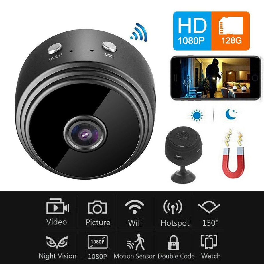 A9 Mini Camera WiFi 1080P HD IP Camera Home Security Magnetic Wireless Mini Camcorder Micro Video Surveillance Camera - Oshi.pk - Buy & Sell Online