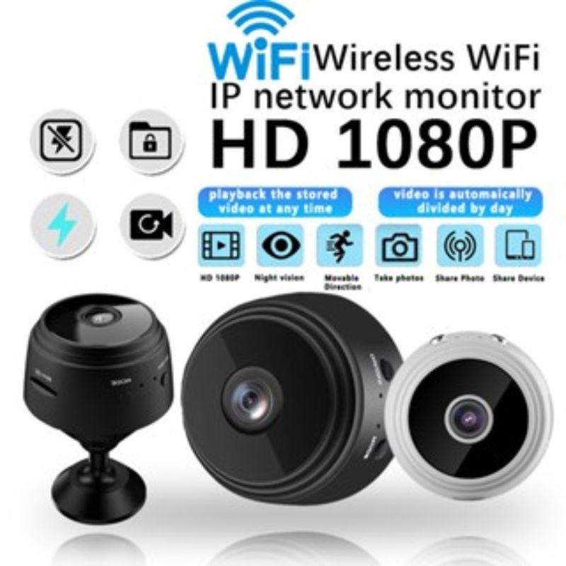A9 Mini Wi-Fi Camera 1080p HD Nigh Vision Magnetic Wireless IP Hidden Cam - Oshi.pk - Buy & Sell Online