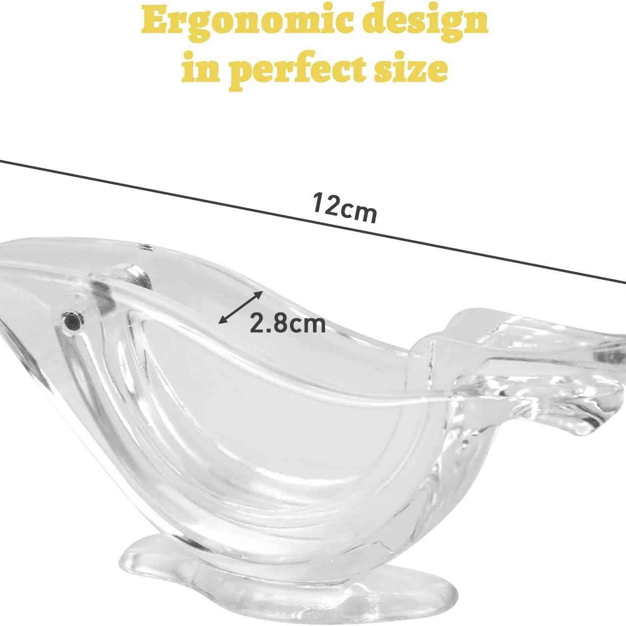 Acrylic Lemon Slice Juicer Manual Lemon Juicer, Acrylic Manual Lemon Slice Squeezer, Portable Transparent Fruit Juicer - Oshi.pk - Buy & Sell Online