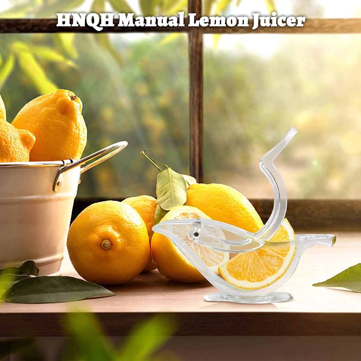 Acrylic Lemon Slice Juicer Manual Lemon Juicer, Acrylic Manual Lemon Slice Squeezer, Portable Transparent Fruit Juicer - Oshi.pk - Buy & Sell Online