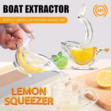 Acrylic Lemon Slice Juicer Manual Lemon Juicer, Acrylic Manual Lemon Slice Squeezer, Portable Transparent Fruit Juicer - Oshi.pk - Buy & Sell Online