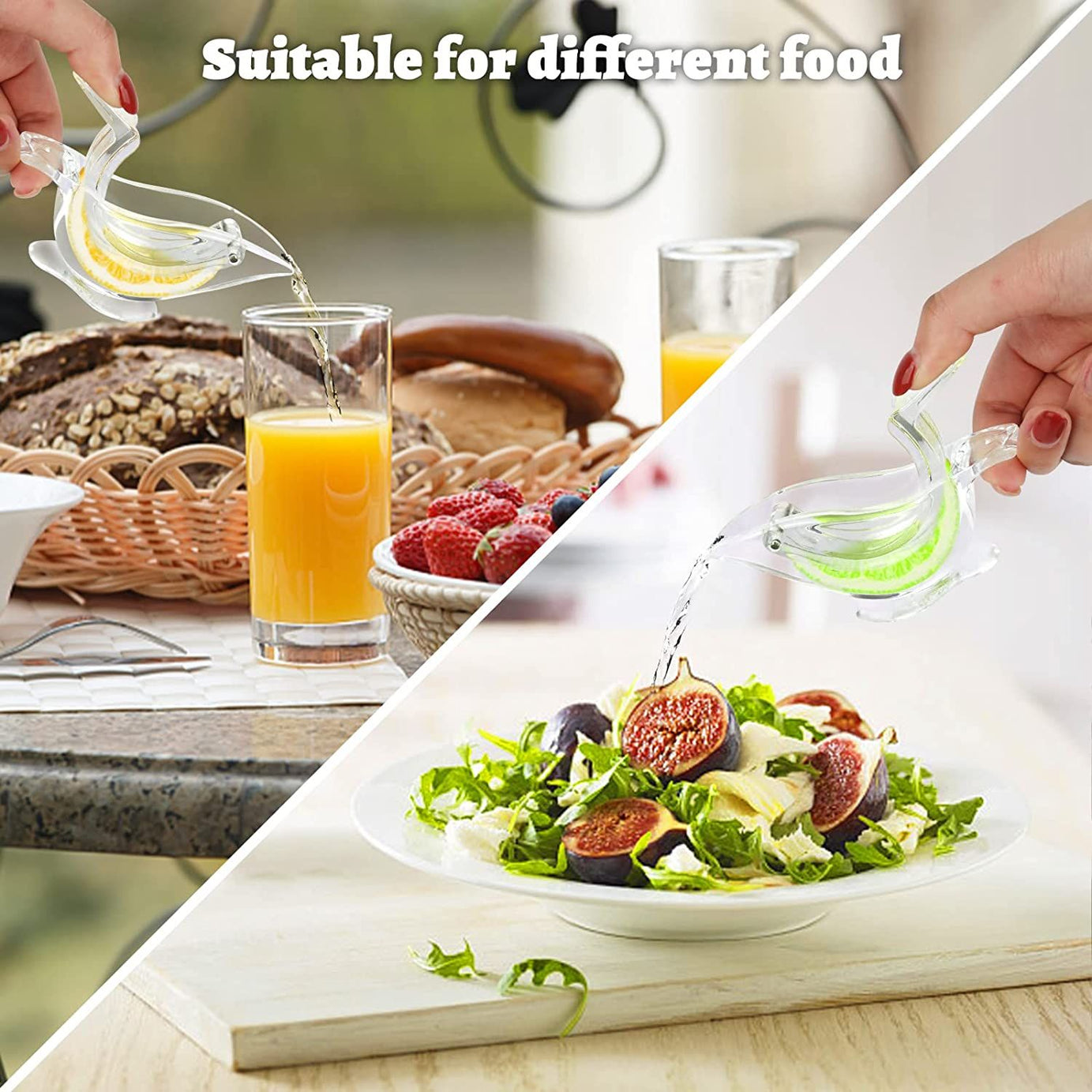 Acrylic Lemon Slice Juicer Manual Lemon Juicer, Acrylic Manual Lemon Slice Squeezer, Portable Transparent Fruit Juicer - Oshi.pk - Buy & Sell Online