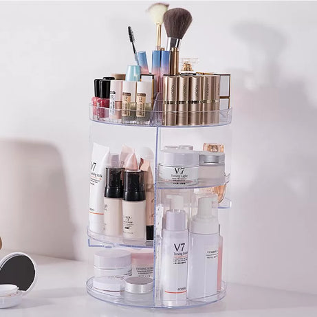 Acrylic Rotating Cosmetic Makeup Organizer
