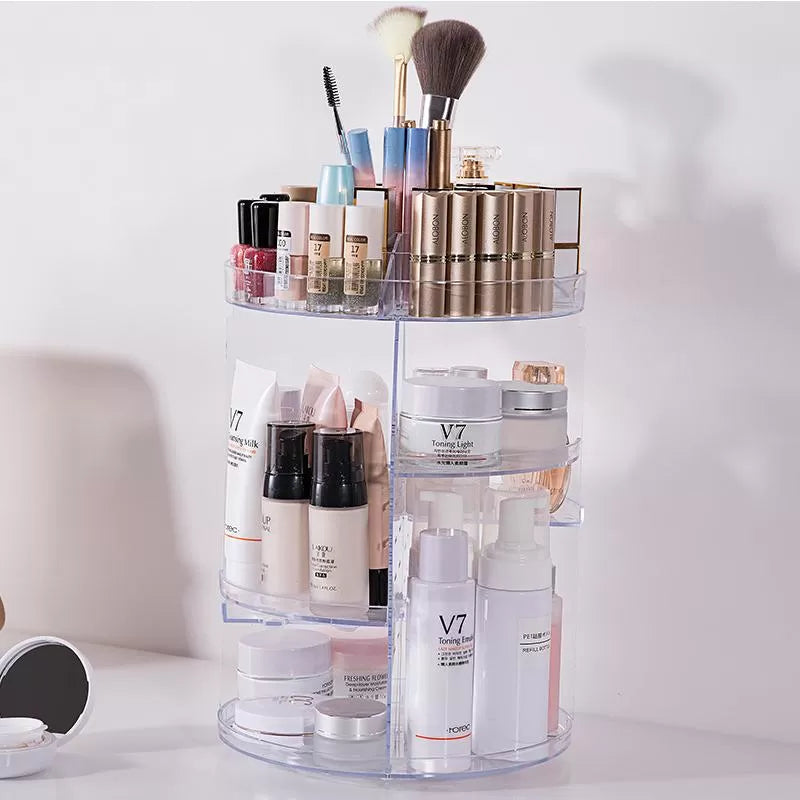 Acrylic Rotating Cosmetic Makeup Organizer