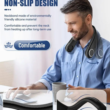 Adjustable 2024 New Portable Neck Fan(360° Surrounding Air Movement - Oshi.pk - Buy & Sell Online