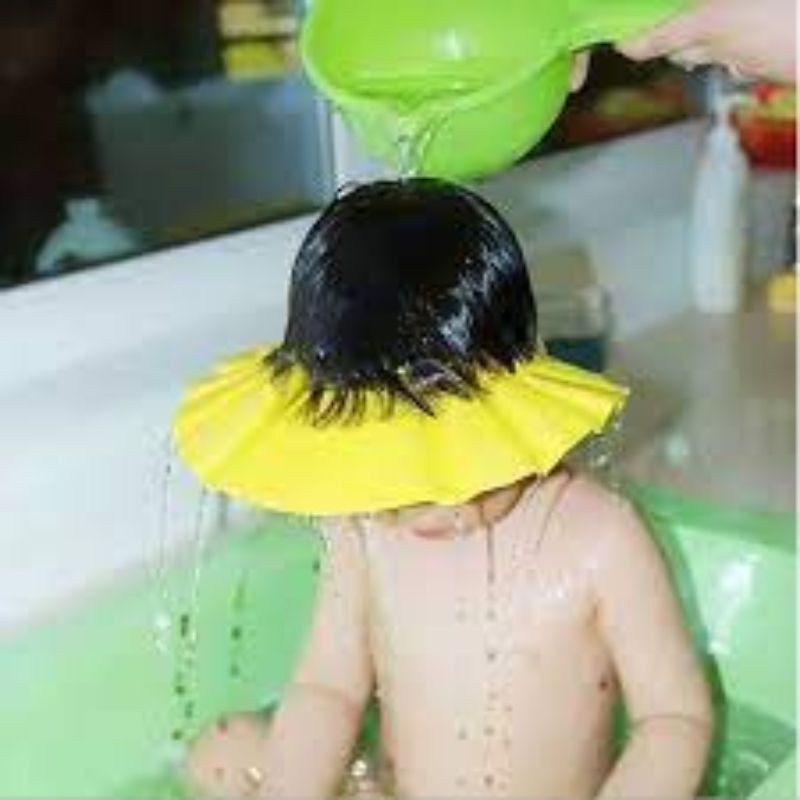 Adjustable Baby Shower Cap With Ear Protector - Oshi.pk - Buy & Sell Online