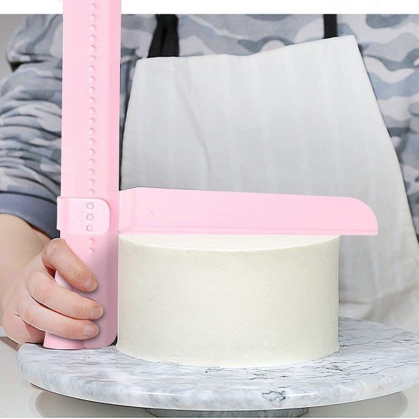 Adjustable Cake Scraper Smoother Fondant Decoration Polisher - Oshi.pk - Buy & Sell Online