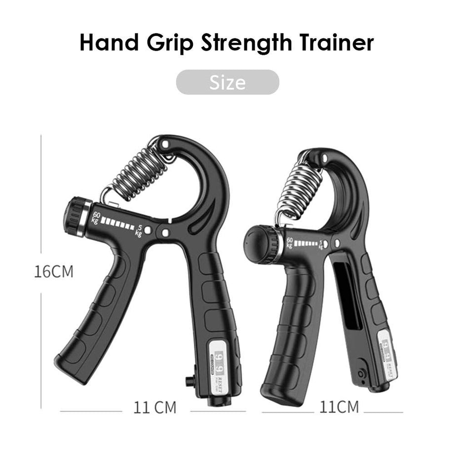 Adjustable Hand Gripper Non-Slip Hand Grip Strength Trainer Fingers Wrist Forearm Exerciser Workout Gear Home Gym Exercise Equipment - Oshi.pk - Buy & Sell Online