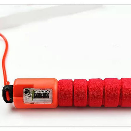Adjustable Jump Ropes with Counter Sports Fitness Slim Speed Counting Skip Rope Sponge Handle Skipping Wire Fitness Equipment