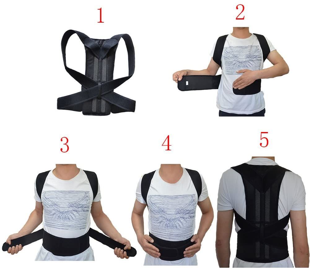 Adjustable Magnetic Therapy Posture Corrector Brace Shoulder Back Support Belt for Male Female Braces and Supports Belt - Oshi.pk - Buy & Sell Online