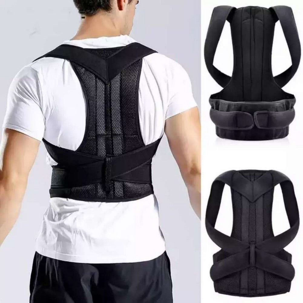Adjustable Magnetic Therapy Posture Corrector Brace Shoulder Back Support Belt for Male Female Braces and Supports Belt - Oshi.pk - Buy & Sell Online