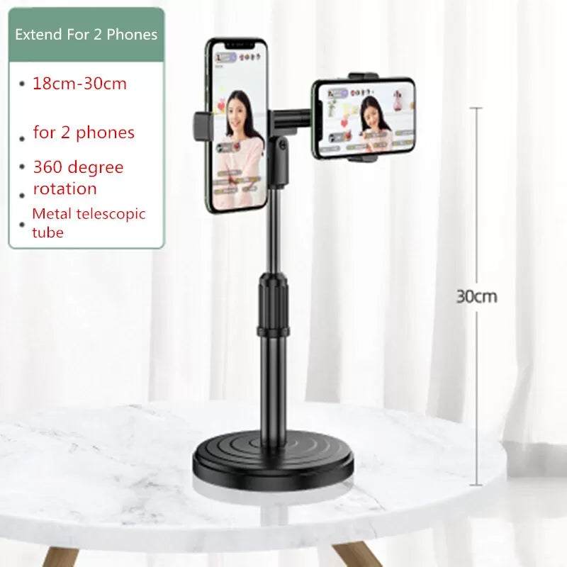Adjustable Mobile Phone Holder Live Support Universal Desk Phone Holder - Oshi.pk - Buy & Sell Online