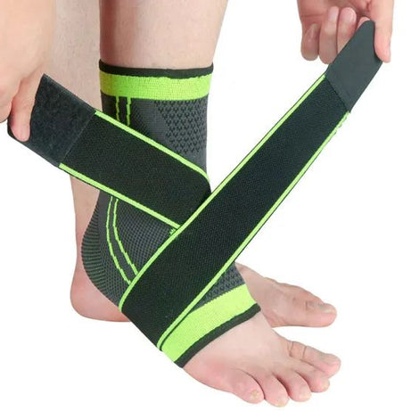 Adjustable Sports Ankle Support Compression Ankle Brace Protector Running Soccer Basketball Gym Ankle Stabilizer Bandage Strap - Oshi.pk - Buy & Sell Online