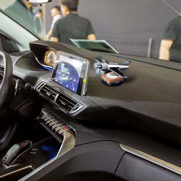 Aeroplane Aircraft Shaped Solar Powered Rotating Fan Car Air Freshener - Oshi.pk - Buy & Sell Online