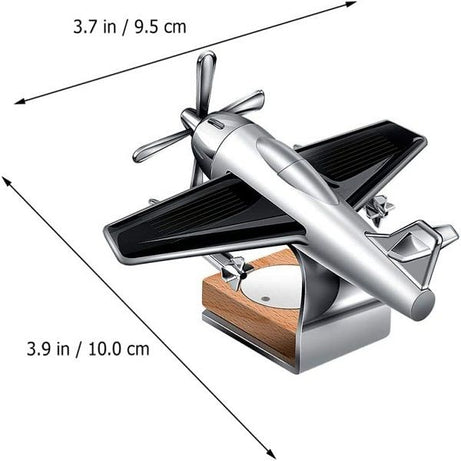 Aeroplane Aircraft Shaped Solar Powered Rotating Fan Car Air Freshener - Oshi.pk - Buy & Sell Online