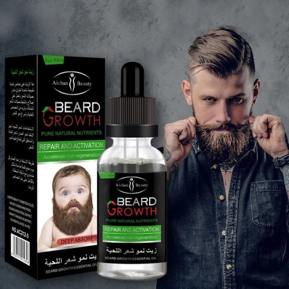 Aichun Beauty - 100% Pure Natural Beard Growth Essential Oil AC212-5