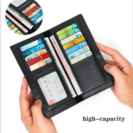 AIKS KANGROO Slim Long Mobile Money & Card Holder Leather Wallet for Men's - Oshi.pk - Buy & Sell Online