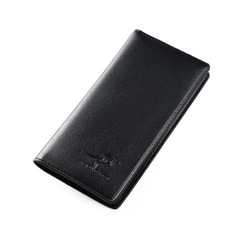 AIKS KANGROO Slim Long Mobile Money & Card Holder Leather Wallet for Men's - Oshi.pk - Buy & Sell Online